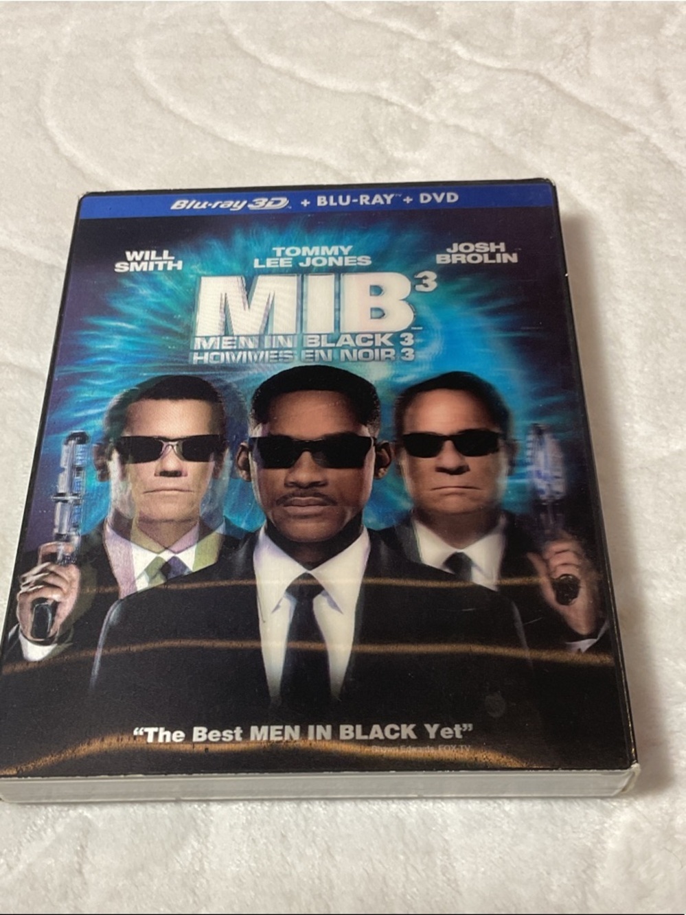 Sony Men in Black 3 Blu-ray/DVD - Black & Blue Artwork